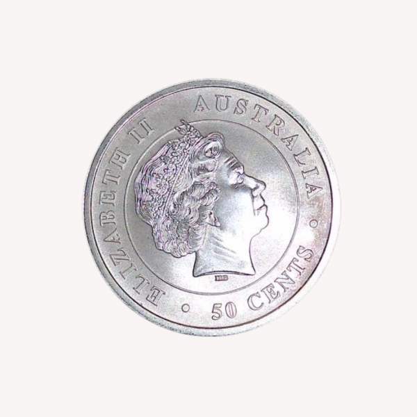 Moneda 50 Centavos de plata Australiana 1/2 oz Tiger Shark 2016 Elizabeth II- Goldenart