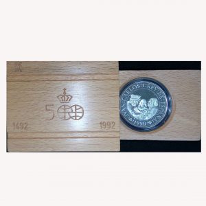 Moneda 5º Centenario 1492-1992 5.000 Ptas. Serie II año 1990 Reyes/GoldenArt
