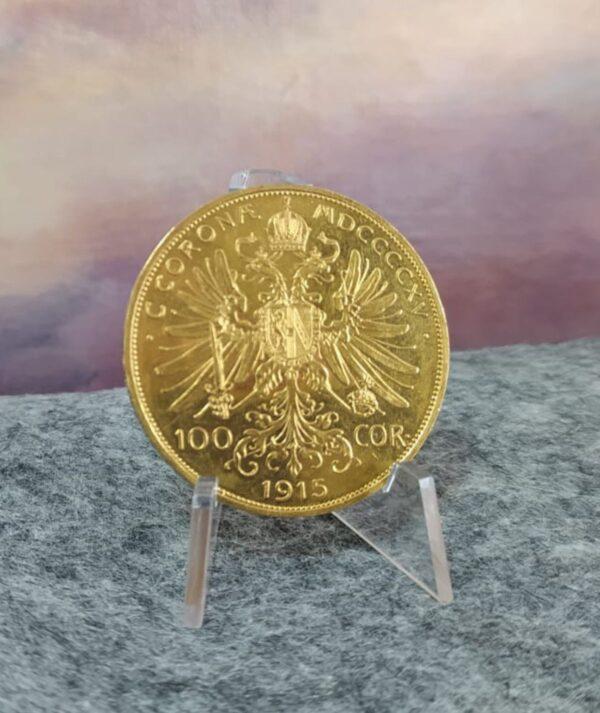 Moneda Austria 100 Corona- GoldenArt