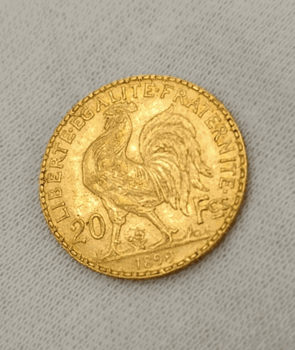 Moneda Oro 20 Francos Franceses 1899/goldenart