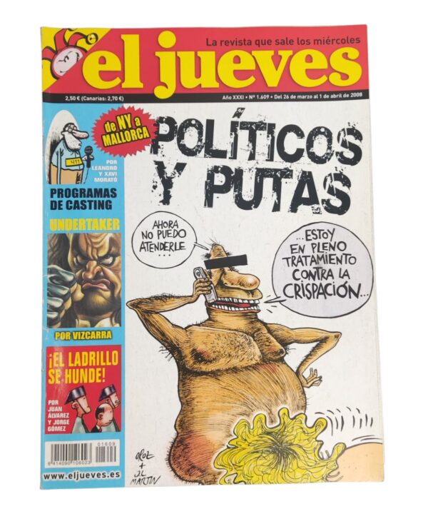Revista El Jueves N1609- GoldenArt