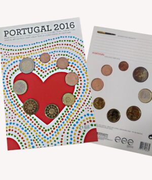 Moneda Portugal Serie Anual Flor de Cuño 2016/ GoldenArt