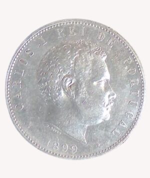 Moneda 1000 Reis Carlos I 1899/ GoldenArt