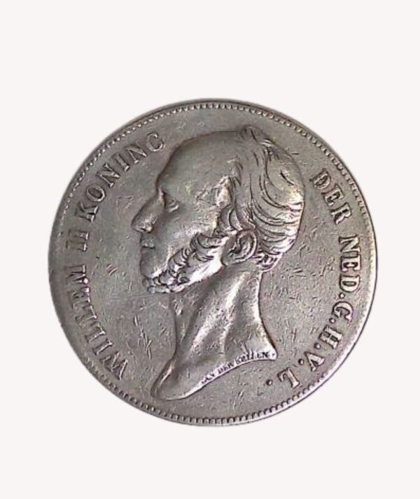 Moneda Países Bajos 2 12 florín King William II 1842- GoldenArt