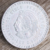 2 Moneda Plata 5 pesos mexicanos 1948_ reverso/GoldenArt