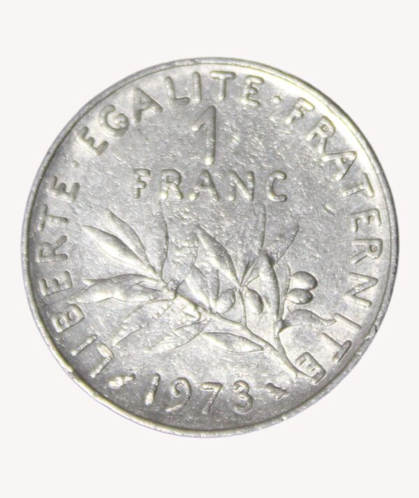 Moneda 1 Franco 1973 Francia / GoldenArt