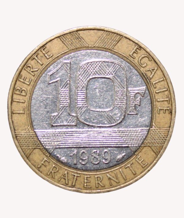 Moneda 10 Francos Franceses 1898/ GoldenArt