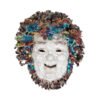 Máscara Coloreada Bacco «Eugenio Pattarino» Loza esmaltada año 1950/ GoldenArt Máscara Coloreada Bacco «Eugenio Pattarino» Loza esmaltada año 1950/ GoldenArt