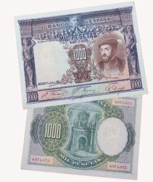 Billetes 1000 Pesetas 1 de Julio de 1925 - Carlos I /GoldenArt