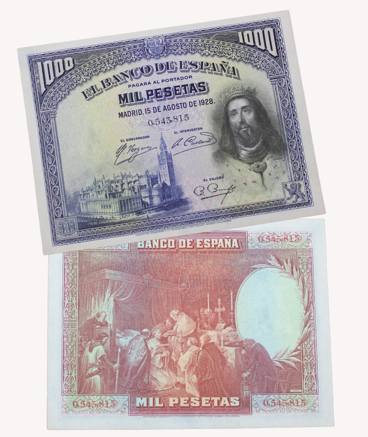 Billetes 1000 Pesetas 15 De Agosto De 1928 – San Fernando / GoldenArt