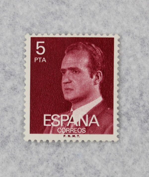 Sello de España Juan Carlos I 5 Pta / GoldenArt