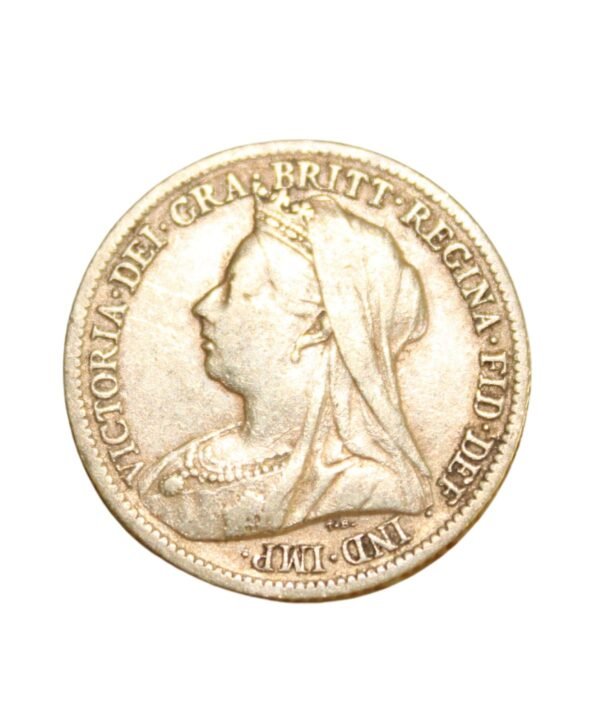 Moneda oro Medio Soberano Victoria Anciana de 1900_ anverso/GoldenArt Moneda oro Medio Soberano Victoria Anciana de 1900_ anverso/GoldenArt