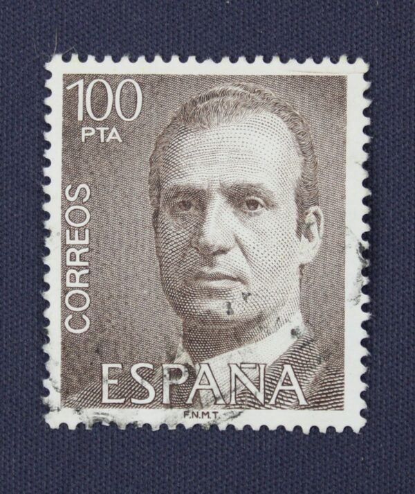 Sello de España Juan Carlos I 100 Pta /GoldenArt