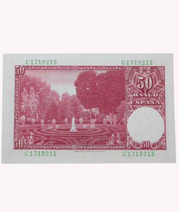 Billetes 50 Pesetas 21 Diciembre de 1951