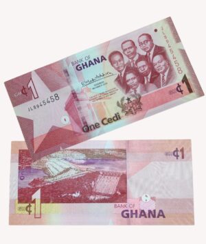 Billete 1 Cedi, Ghana- 2019/ GoldenArt