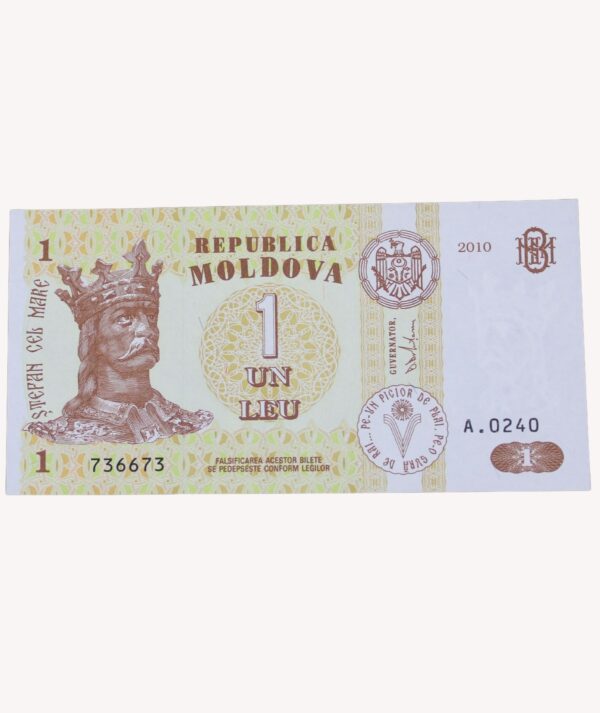 Billete 1 leu Moldova/GoldenArt