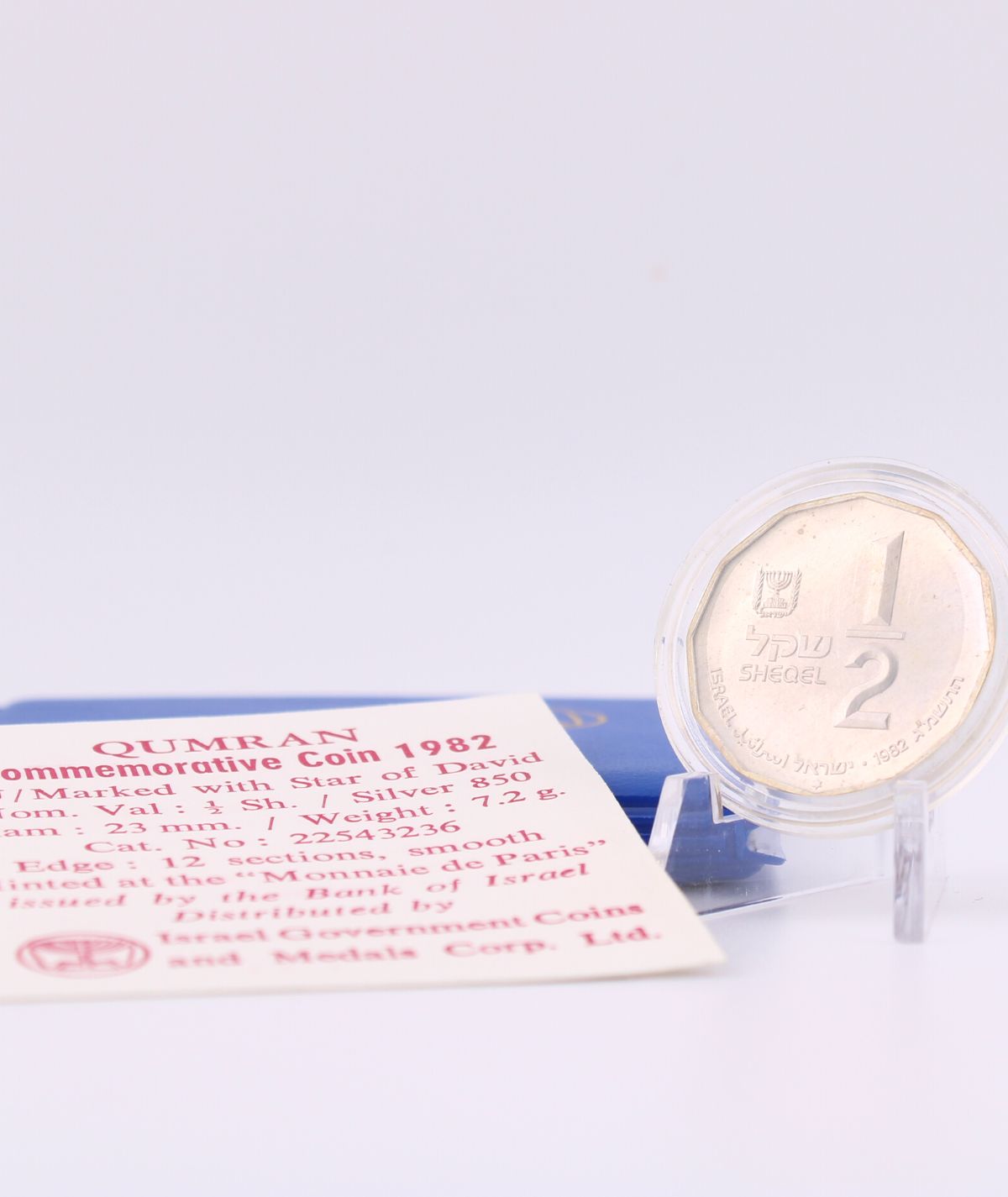 Moneda Conmemorativa QUMRAN 1982/ GoldenArt