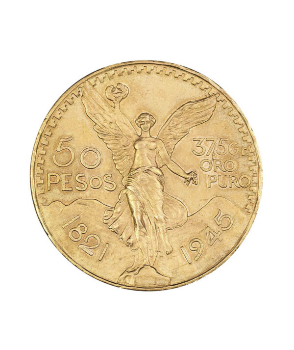 Moneda Peso Mexicano Oro 37,5g 1945/ GoldenArt