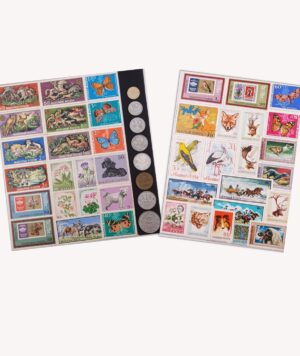 Set de sellos de Hungria con monedas Portada/ GoldenArt