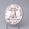 Moneda Medalla Plata Huesca reverso / Goldenart