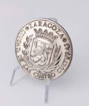 Moneda Medalla Plata Zaragoza/ GolderArt