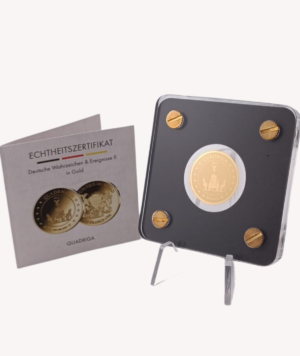 Moneda Oro Quadriga Berlín Edición limitada Anverso/ GoldenArt