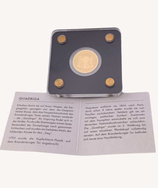 Moneda Oro Quadriga Berlín Edición limitada / GoldenArt