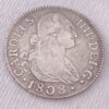 Moneda 2 Reales Carlos IV 1808 Madrid Anverso/ GoldenArt