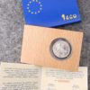 Moneda de España plata 1 ECU 1989 Europa estuche y certificado/ GoldenArt