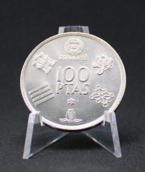 Moneda 100 Pesetas Juan Carlos I 1980 Mundial España 82 80 reverso/ GoldenArt