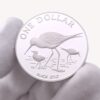 Moneda Plata Nueva Zelanda 1985_ anverso /GoldenArt