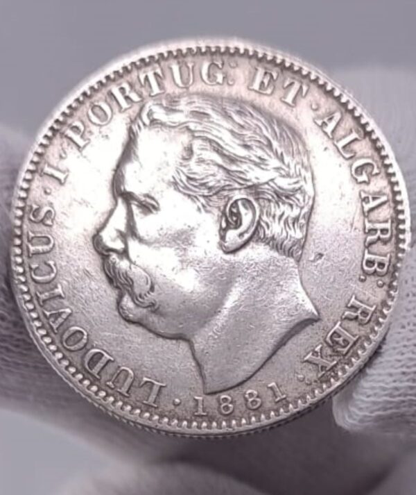 Moneda 1 Rupia Luis I 1881/_ GoldenArt