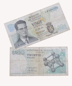 Billete 20 Francos, Bélgica - 1964 portada /GoldenArt