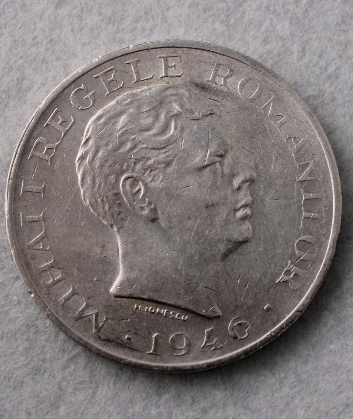 Moneda 100000 lei Mihal I 1946 Anverso/ GoldenArt