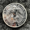 Moneda Falcon of Plantagenet Plata 2 oz 2019_ anverso/GoldenArt Moneda Falcon of Plantagenet Plata 2 oz 2019_ anverso/GoldenArt