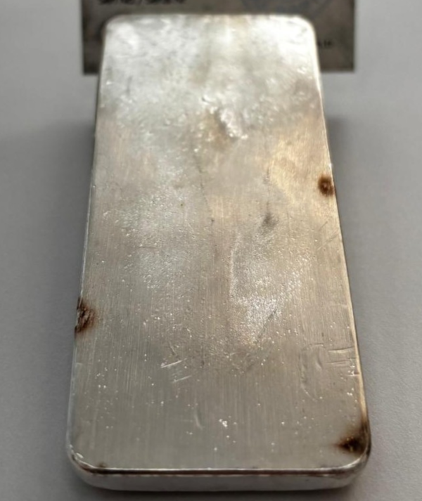 Lingote Plata 10oz Nadir Metal Rafineri