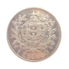 Perspectiva frontal de la cruz de la moneda de plata de 1 escudo de la República Portuguesa