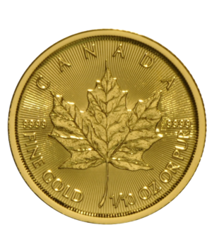 Moneda de oro Maple Leaf de 110 de onza del año 2017/GoldenArt