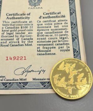 Moneda Oro Canadá 12 Oz 1978_ portada/GoldenArt