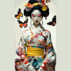 Cuadro de Hiroshi "Eye Liner Geisha"