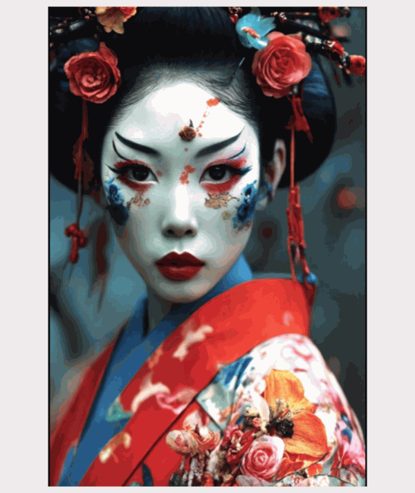 Cuadro de Hiroshi The Perfect Geisha _ portada/GoldenArt