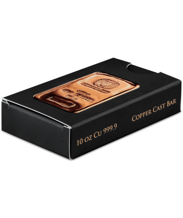 Lingote Germania Mint Cobre 10 oz_ caja/GoldenArt Lingote Germania Mint Cobre 10 oz_ caja/GoldenAr