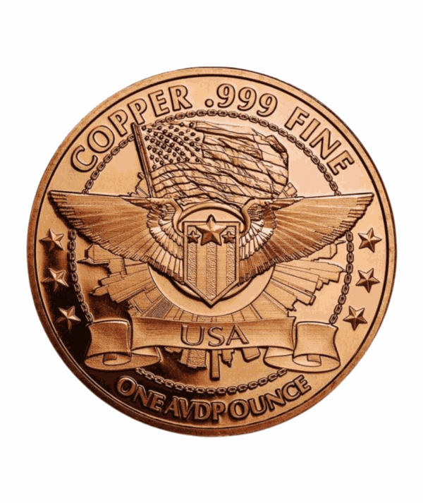 Moneda Cobre Aliens Well be back 1 oz