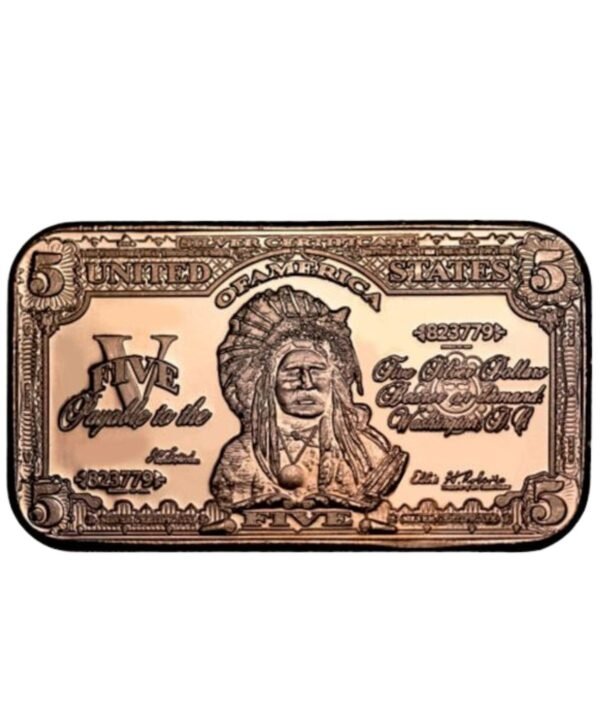 Billete Cobre Eagle 1 oz/GoldenArt