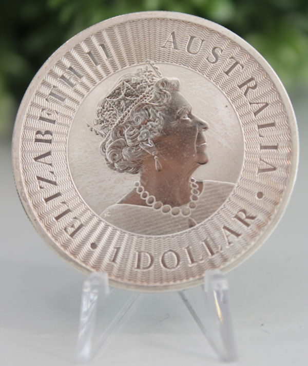 Moneda Plata Canguro Australiano 2021_ reverso/GoldenArt