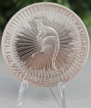 Moneda Plata Canguro Australiano 2021_anverso/GoldenArt