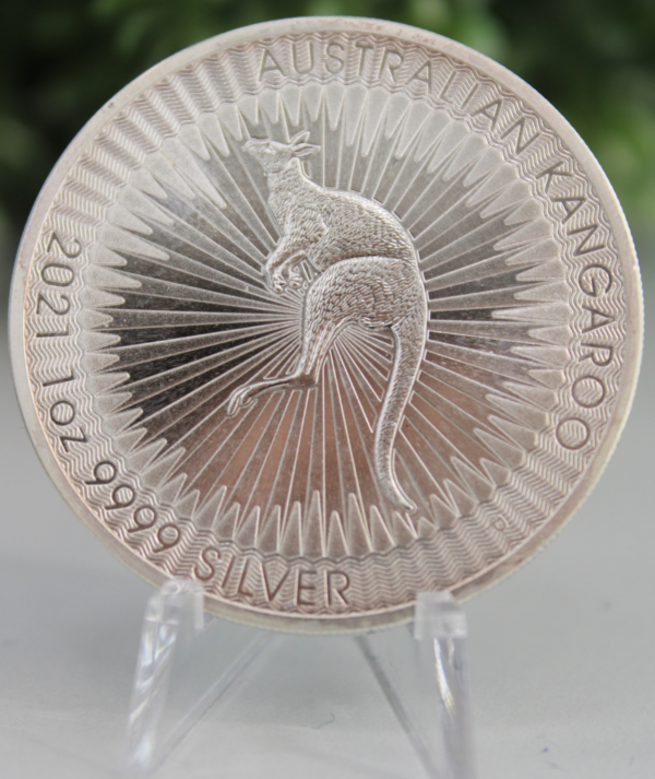 Moneda Plata Canguro Australiano 2021_anverso/GoldenArt
