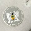 Moneda Plata Flora y Fauna - Milano negro 1995 anverso/Goldenart