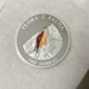 Moneda Plata Flora y Fauna - Milano negro 1995 reverso/goldenart