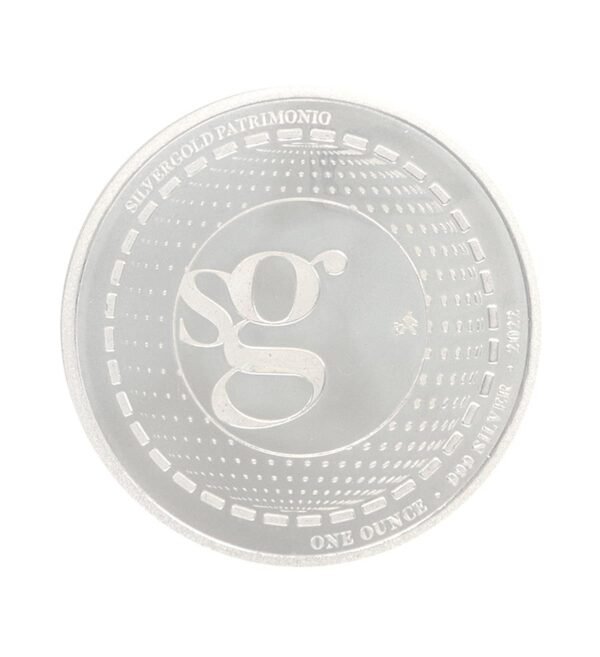 Lingote moneda Fundación Olivares Plata 1 oz 2022_ reverso/GoldenArt